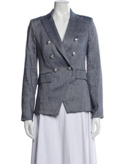 Pre-owned Veronica Beard Blazer In Blue
