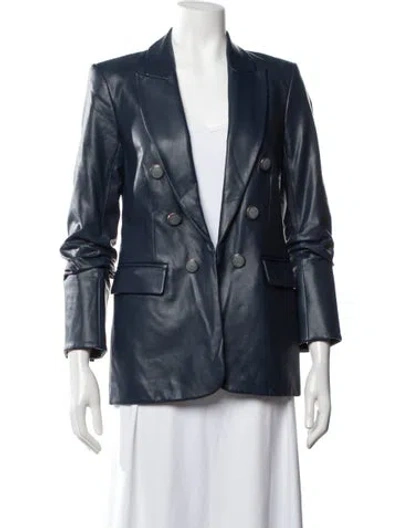Pre-owned Veronica Beard Blazer In Blue