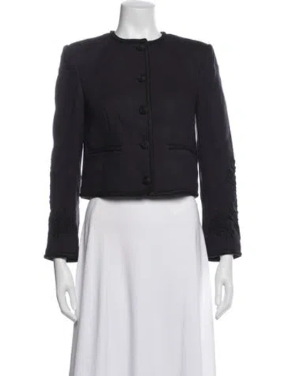 Pre-owned Veronica Beard Blazer In Blue