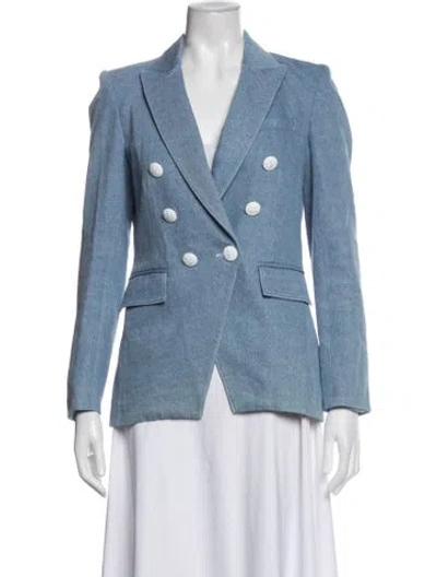 Pre-owned Veronica Beard Blazer In Blue