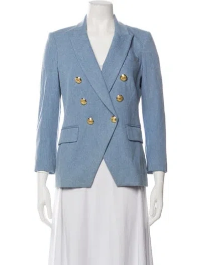 Pre-owned Veronica Beard Blazer In Blue