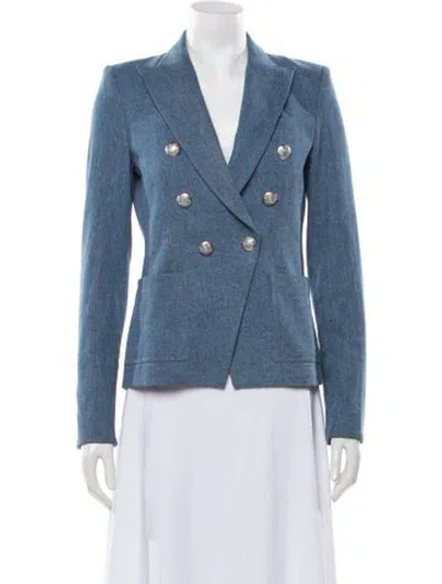 Pre-owned Veronica Beard Blazer In Blue
