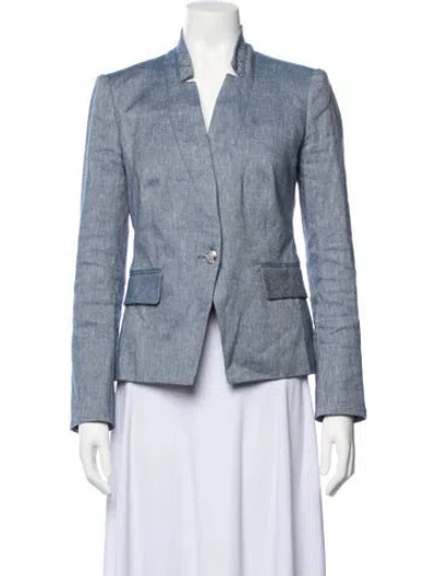 Pre-owned Veronica Beard Blazer In Blue