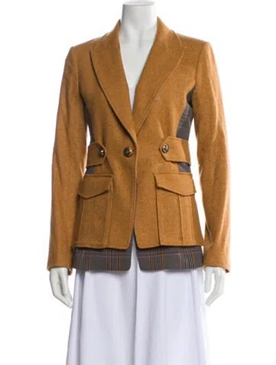 Pre-owned Veronica Beard Blazer In Brown