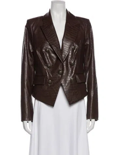 Pre-owned Veronica Beard Blazer In Brown