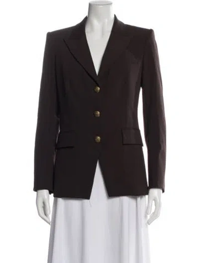 Pre-owned Veronica Beard Blazer In Brown