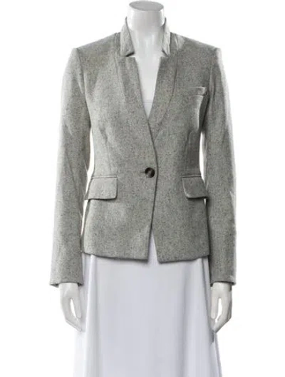 Pre-owned Veronica Beard Blazer In Gray