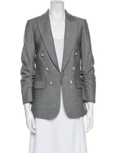 Pre-owned Veronica Beard Blazer In Gray