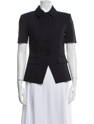 Pre-owned Veronica Beard Blazer In Gray