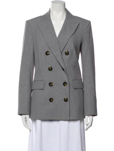 Pre-owned Veronica Beard Blazer In Gray