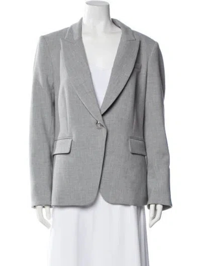 Pre-owned Veronica Beard Blazer In Gray