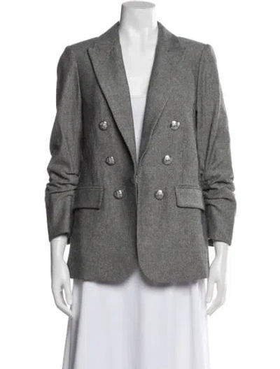 Pre-owned Veronica Beard Blazer In Gray