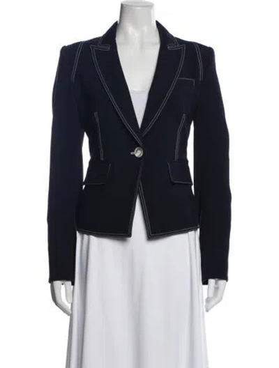 Pre-owned Veronica Beard Blazer In Gray