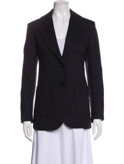 Pre-owned Veronica Beard Blazer In Gray