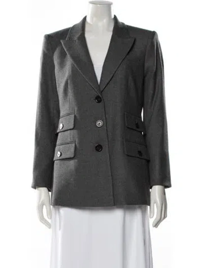 Pre-owned Veronica Beard Blazer In Gray