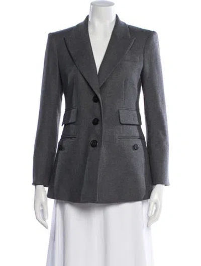 Pre-owned Veronica Beard Blazer In Gray