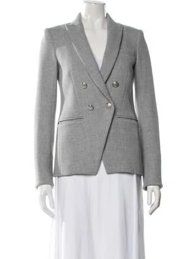 Pre-owned Veronica Beard Blazer In Gray