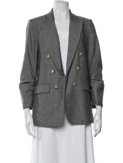 Pre-owned Veronica Beard Blazer In Gray