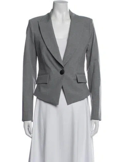Pre-owned Veronica Beard Blazer In Gray