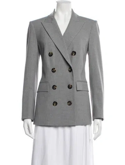 Pre-owned Veronica Beard Blazer In Gray