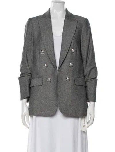 Pre-owned Veronica Beard Blazer In Gray