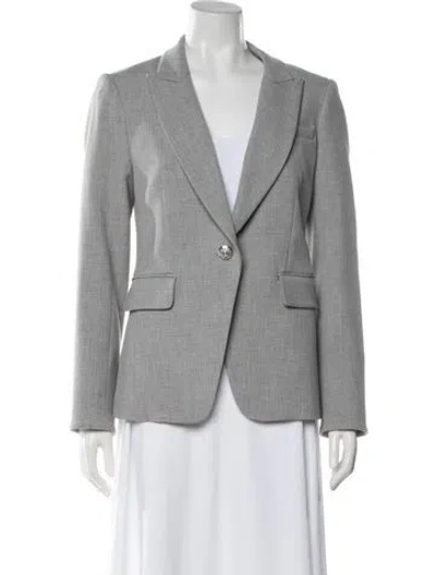 Pre-owned Veronica Beard Blazer In Gray