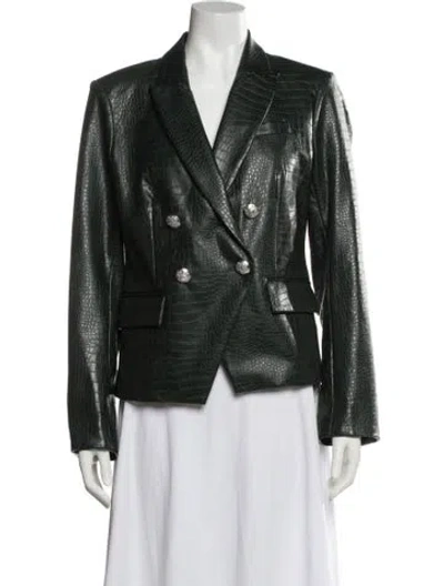 Pre-owned Veronica Beard Blazer In Green