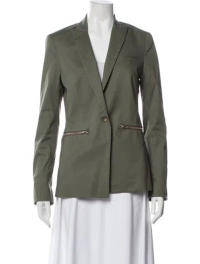 Pre-owned Veronica Beard Blazer In Green