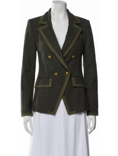 Pre-owned Veronica Beard Blazer In Green