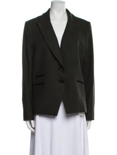 Pre-owned Veronica Beard Blazer In Green