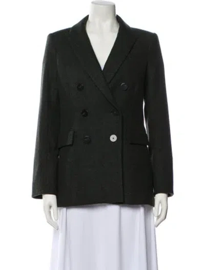 Pre-owned Veronica Beard Blazer In Green