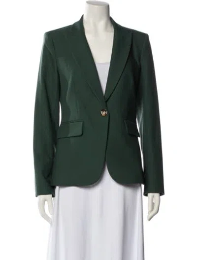 Pre-owned Veronica Beard Blazer In Green