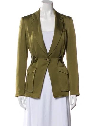 Pre-owned Veronica Beard Blazer In Green