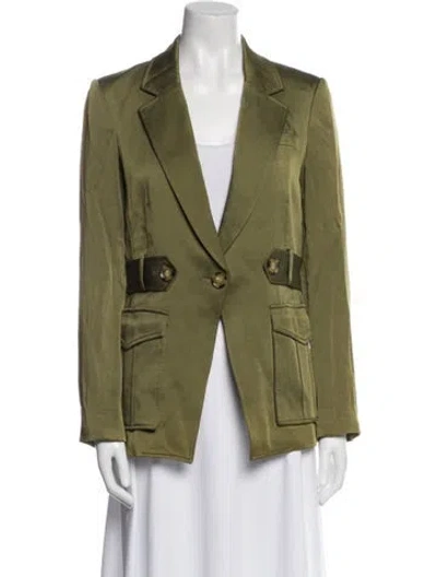 Pre-owned Veronica Beard Blazer In Green