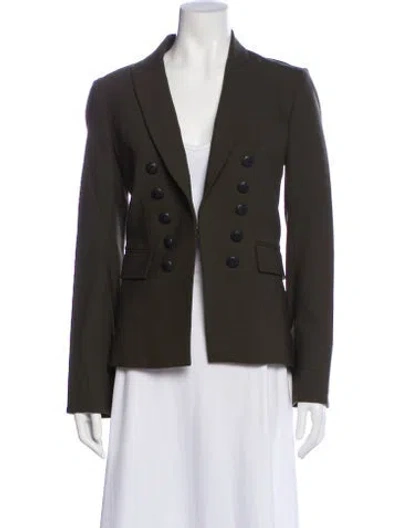 Pre-owned Veronica Beard Blazer In Green