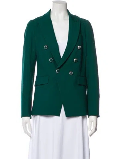 Pre-owned Veronica Beard Blazer In Green