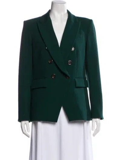 Pre-owned Veronica Beard Blazer In Green