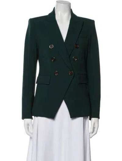 Pre-owned Veronica Beard Blazer In Green