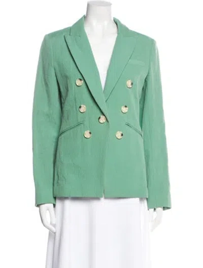 Pre-owned Veronica Beard Blazer In Green