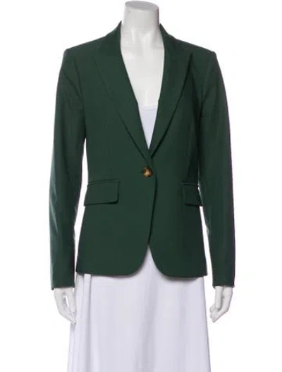 Pre-owned Veronica Beard Blazer In Green