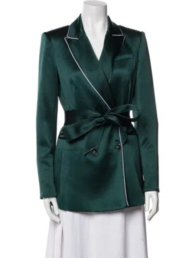 Pre-owned Veronica Beard Blazer In Green