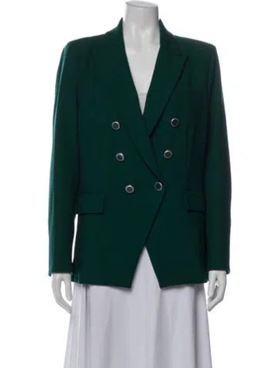 Pre-owned Veronica Beard Blazer In Green