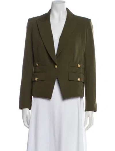 Pre-owned Veronica Beard Blazer In Green