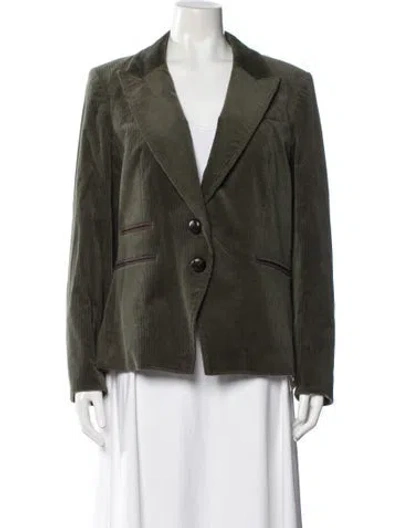 Pre-owned Veronica Beard Blazer In Green