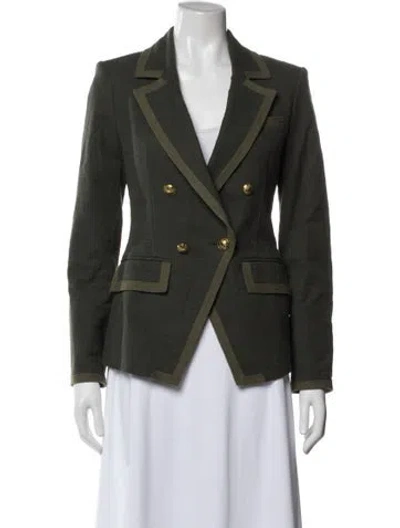 Pre-owned Veronica Beard Blazer In Green