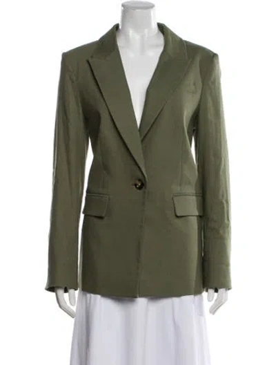 Pre-owned Veronica Beard Blazer In Green