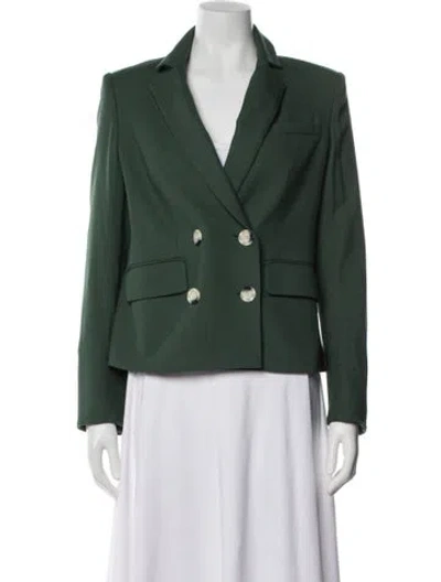 Pre-owned Veronica Beard Blazer In Green