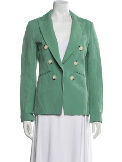 Pre-owned Veronica Beard Blazer In Green