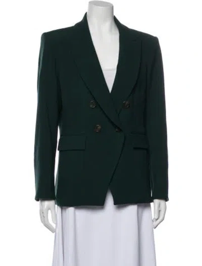 Pre-owned Veronica Beard Blazer In Green