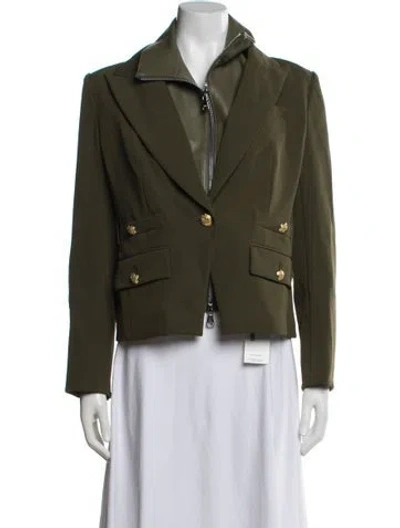 Pre-owned Veronica Beard Blazer In Green